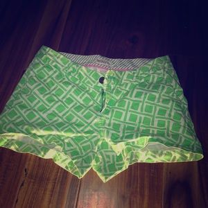 Green shorts